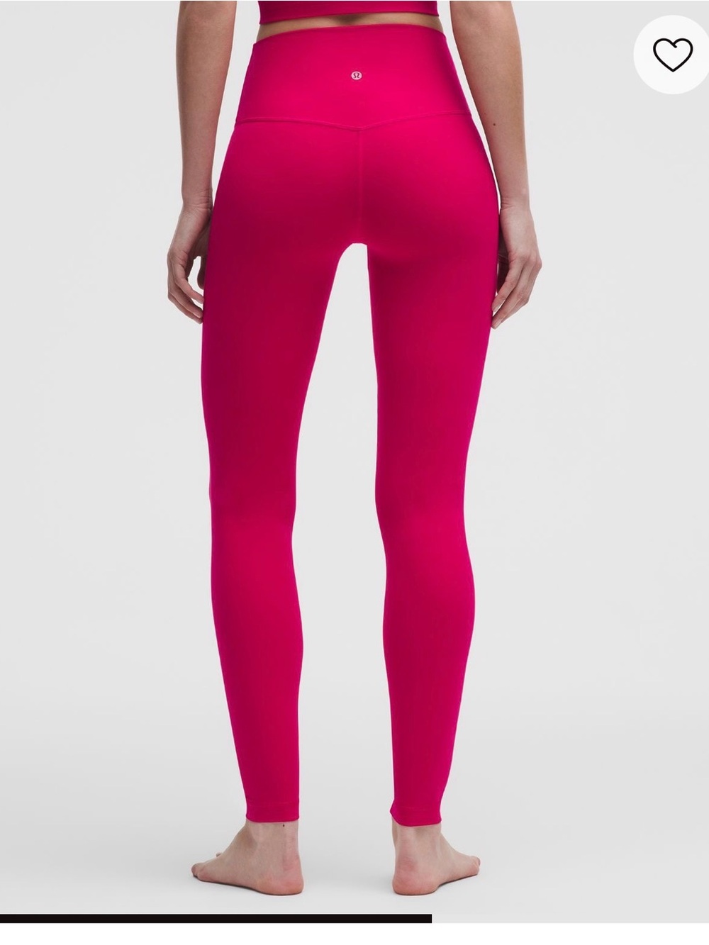 Lululemon pink align leggings Size 4 25” inseam